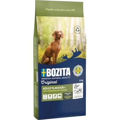 Bozita Original Adult Flavour Plus Wheat Free Reindeer 2 x 12 kg
