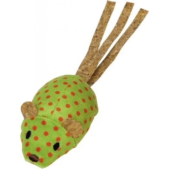 Image 1 of Nobby Играчка за котка Плюшена мишка зелена, привличаща билка - 20 см, nobby Германия 80264