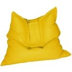 Pufrelax Пуф, Голяма възглавница, 350л. , Magic Pillow - Teteron Yellow Quince, Перящ се калъф, За открито, Пълнеж от Полистиролни перли (PUF-G-MP-TEX-YLQ) - e-magazin