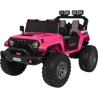 Hollicy Big Wheel Jeep Elektrické autíčko ružová