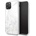 GUESS Marble Hard Case - дизайнерски кейс с висока защита за iPhone 11 Pro (бял)