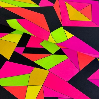 Plavkovina NEON - Geometric