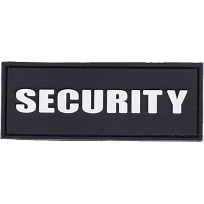 Nášivka Mil-Tec Security 8 x 3 cm - černá