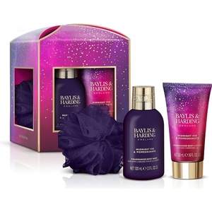 Baylis&Harding Baylis & harding midnight fig&pom Комплект Измивен гел за тяло, 100 мл + Лосион за тяло, 50 + Гъба за баня (3493) Лосион за тяло