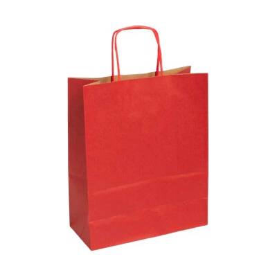 Barevná papírová taška Clairefontaine 22x27cm – Red (Barevná papírová taška Clairefontaine 22x27cm – Red)