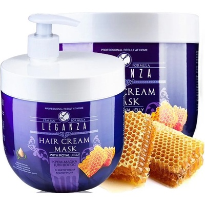 Leganza Маска за коса с пчелно млечице, 1000 ml