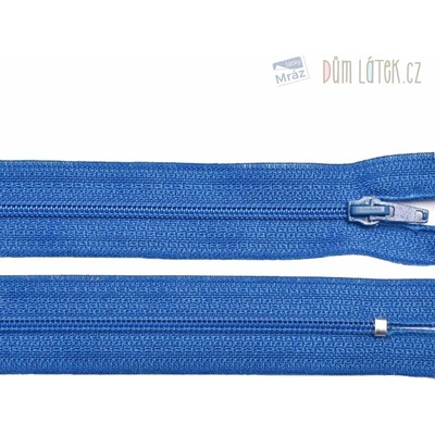 Zips špirálový 3mm nedeliteľný 25cm kráľovská modrá