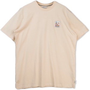 LAKOR Мъжка тениска LAKOR Wall of Wonder Patch T-Shirt - Rainy Day (216-7691-0113)