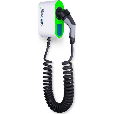 OlifeEnergy Wallbox SMART Type2 kroucený kabel 4m 400 V AC 22 kW 32 A