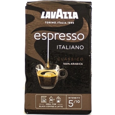 Lavazza espresso black mletá káva 250 g