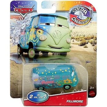 Mattel Cars autíčko měnící barvu Fillmore