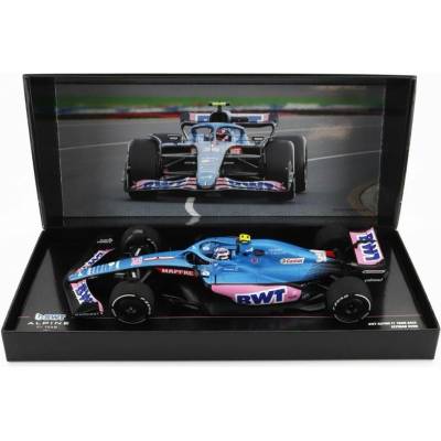 MINICHAMPS ALPINE F1 A522 TEAM ALPINE BWT N 31 AUSTRALIAN GP 2022 ESTEBAN OCON - BLUE PINK 1:18