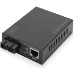 DIGITUS DN-82160 мрежов медиен конвертор 1000 Мбит/с 1310 nm Единичен режим Черен (DN-82160)