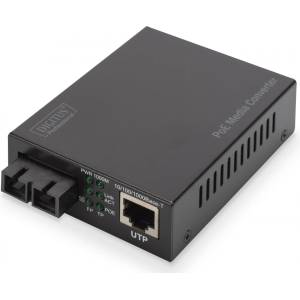 DIGITUS DN-82160 мрежов медиен конвертор 1000 Мбит/с 1310 nm Единичен режим Черен (DN-82160)