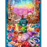 Trefl - Puzzle 2x500 Cosmos and Crystals - 500 piese
