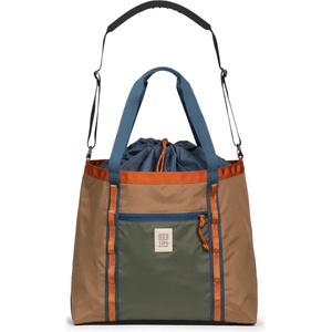 Topo Designs Чанта за рамо Topo designs Mountain Utility Tote Shoulder bag - Olive / Dark Khaki - размер 33 l (510-4108-1311)