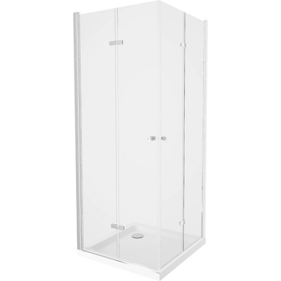 MEXEN/S Roma Duo sprchový kout 70x70, transparent, chrom +vanička se sifonem 854-070-070-01-02-4010 – Zboží Mobilmania