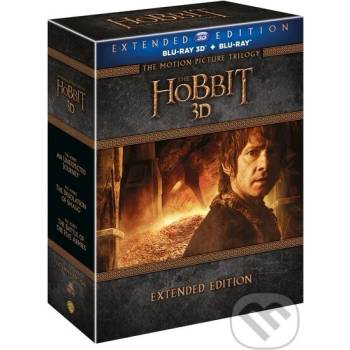 Hobit 1-3 - prodloužené verze 2D+3D BD