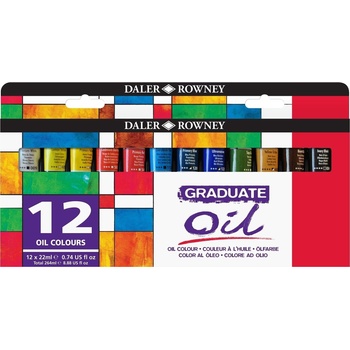 Image 1 of Daler Rowney Graduate Комплект маслени бои 12 x 22 ml (117522012)