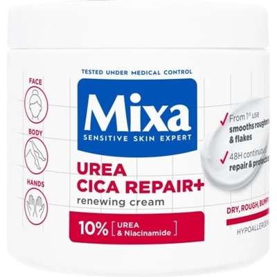 Mixa Крем за груба и суха кожа Urea Cica Repair, 400 ml
