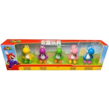 Jakks Pacific Super Mario Bros Yoshi Pack 5 figúrok