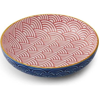 Mikasa Kameninová miska Blue Arched Pattern 21 cm