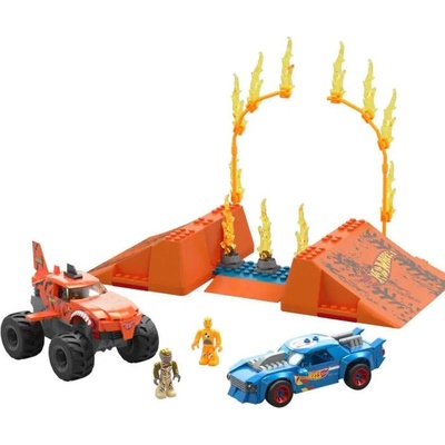 MEGA BLOKS Mega Construx Hot Wheels Monster Trucks srážka s Tiger Shark