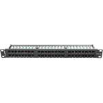 Lanberg patch panel 48 port 1U CAT. 5E, black (PPU5-1048-B) - gtcomputers