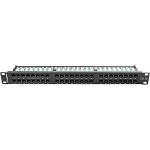 Lanberg patch panel 48 port 1U CAT. 5E, black (PPU5-1048-B) - gtcomputers