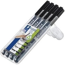 Staedtler Lumocolor 31 4 různé tloušťky černá