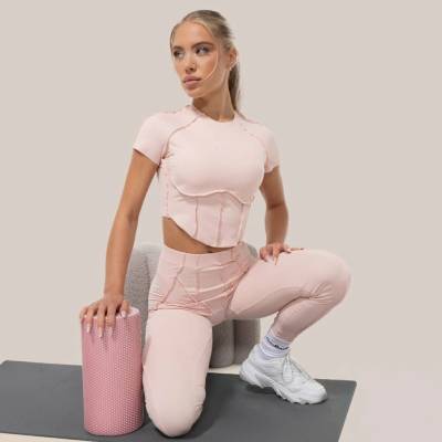 GymBeam Dámske legíny Cosmo Pink
