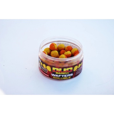 Poseidon Baits Neutrálně Vyvážená Nástraha DUO Barell Wafters Soluble Brazilský Banán 35g 12mm