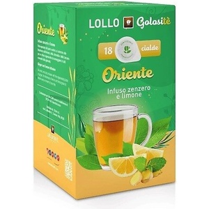  18 бр. чай на фитър дози lollo oriente(джинджифил и лимон)