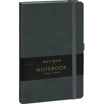 Notes Sivý linajkovaný