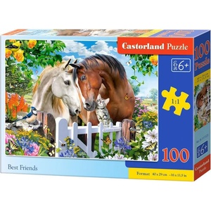 Castorland Пъзел Castorland от 100 части - Най-добри приятели (B-111121) - baby