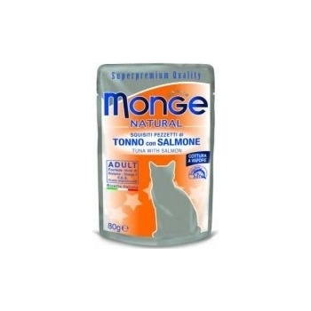 Monge Natural tuňák v želé s lososom 80 g