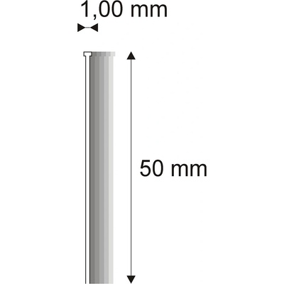 Truhlářské Brady Narex 12/50 (18G) - 1 x 50 mm kusů v balení 5000