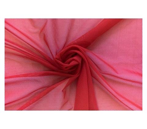 Elastický tyl ČERVENÝ - metrový textil