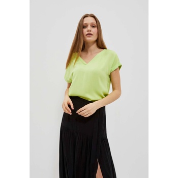 Moodo Зелена тениска с V-образно деколте Moodo Moodo | Zelen | ЖЕНИ | S