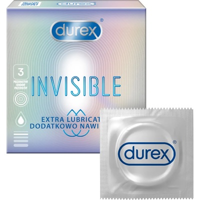 Durex Invisible Extra Lubricated 3 pack
