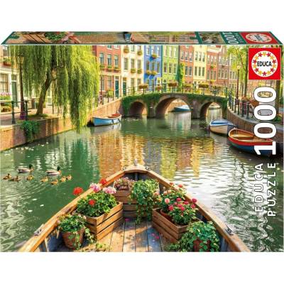 EDUCA Plavba lodí po Amsterdamu 1000 dílků