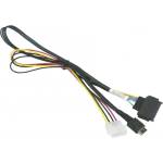 Supermicro CBL-SAST-0956 сериен прикачен SCSI (SAS) кабеи 0, 55 м Черен, Червен, Жълт (CBL-SAST-0956)