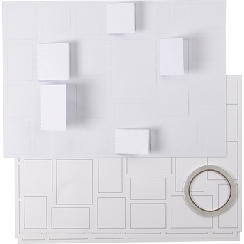 Creativ Company Papírové předlohy na výrobu kresleného adventního kalendáře, 5 kusů, 30x42 cm