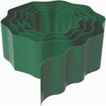 RAMP Декоративен градински бордюр вълнист зелен Ramp, 9 м × 10 см