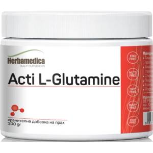 Herbamedica Acti L-Glutamine, 300 g, Herbamedica