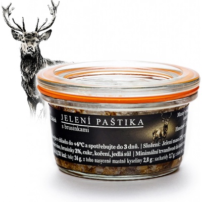 Via Delicia Jelení paštika s brusinkami 50 g