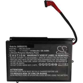 VHBW Батерия за Razer Blade Pro 17 (2017), 6100 mAh (889000760)