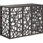 vidaXL Покритие за климатик Черно 110 x 50 x 80 cm Стомана (8014164)