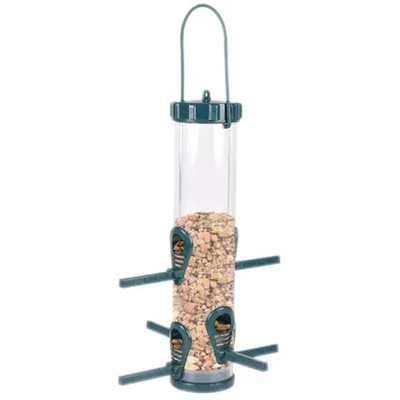Flamingo Flmingo Feeder Silo Survival Transparent Green - Хранилка за птици, 22/4 см