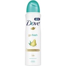 Dezodoranty a antiperspiranty Dove Go Fresh Pear & Aloe Vera Scent deospray 150 ml